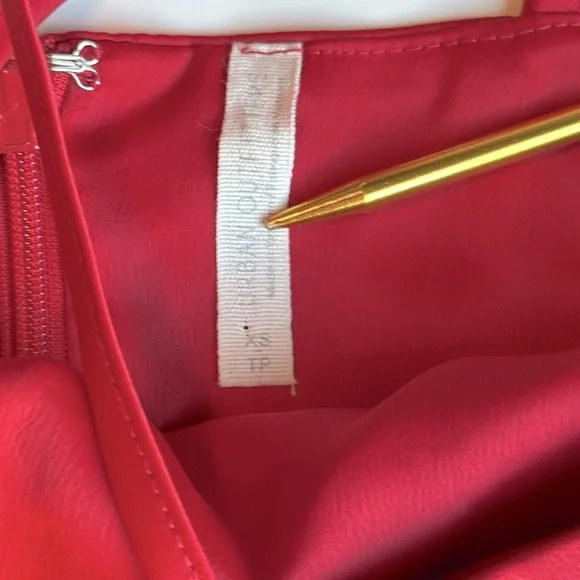 Urban Outfitters Val Straight-Neck Satin Mini Dress size xs - Picture 9 of 13